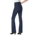 thumbnail image 2 of Woman Within Plus Size Stretch Ponte Knit Pull-On Bootcut Pants, 2 of 6