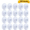 thumbnail image 1 of Pack Clear Plastic Suction Cup Sucker Pads Without Hooks, 1 of 5