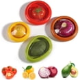 thumbnail image 1 of Caja de silicona para almacenar frutas, caja de almacenamiento reutilizable para guardar frutas y verduras, caja de almacenamiento para refrigerador para mantener los alimentos frescos, recipiente par, 1 of 7