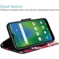 thumbnail image 6 of Cricket Influence/AT&T Maestro Plus Wallet Case, [Kickstand Feature] Pu Leather Wallet Case with ID & Card Slots - Hot Pink Heart, 6 of 6