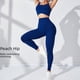 thumbnail image 2 of Traje de yoga sin costuras con tapete para el pecho, pantalones de yoga con parte superior hermosa a la moda para mujer, traje deportivo de fitness, 2 of 4
