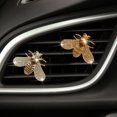 thumbnail image 1 of Clips de ventilación de abeja brillantes, ambientador de aire de abeja de cristal, clip de ventilación para coche, decoración interior de diamantes de imitación, accesorios brillantes para c, 1 of 4