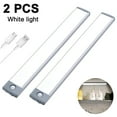 thumbnail image 2 of 2 Pack Ultra-Thin Magnetic LED Cabinet Lights with Motion Sensor, Wireless Rechargeable Battery Operated Under Cabinet Lighting for Kitchen, Drawer, Stairs, and Hallway, 2 of 4