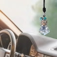 thumbnail image 4 of Kraoden Crystal Perfume Pendant Bottle for Car Aromatherapy, Rearview Mirror Hanging Car Freshener, Decorative Empty Refillable Crystal Diffuser for Long-Lasting Aroma, 4 of 6