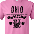 thumbnail image 4 of Inktastic Ohio Awesome Since 1803 T-Shirt, 4 of 5