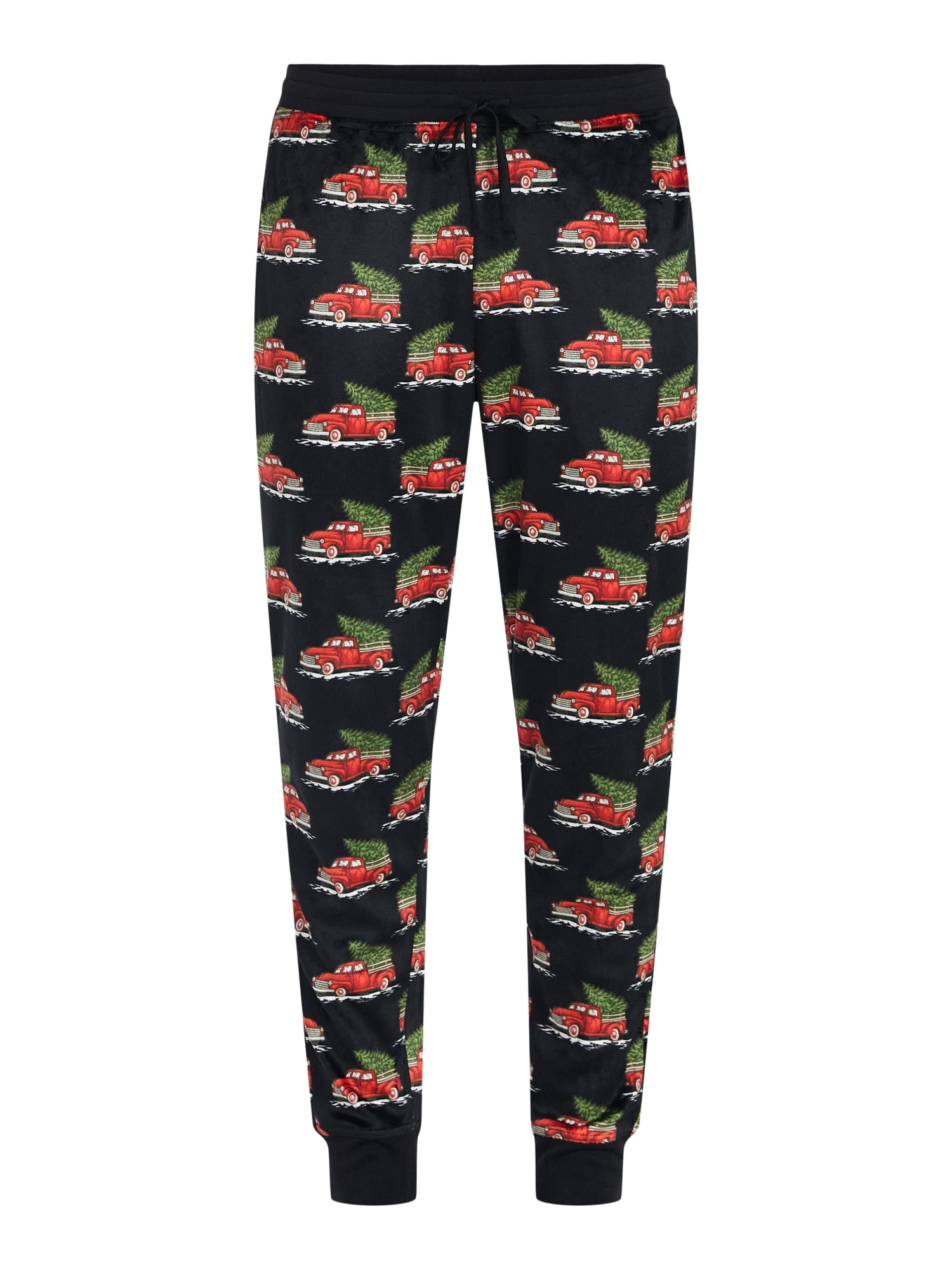Men's Christmas Print Fleece Jogger Sleep Pants from Holiday Time, Sizes S-2XL