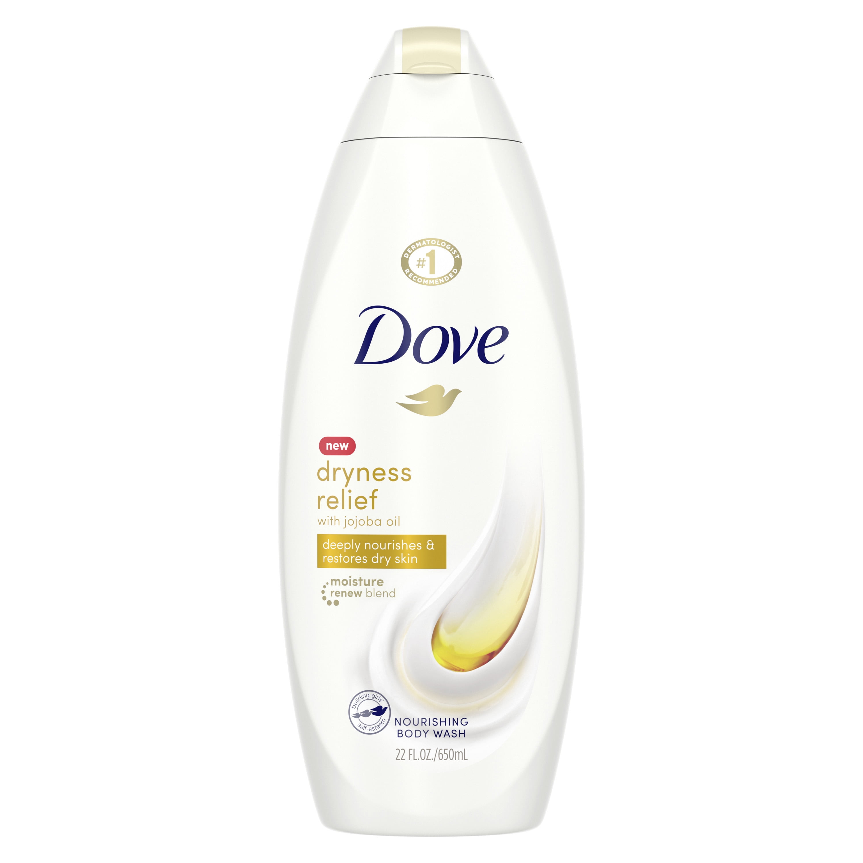 Dove Jojoba Oil Body Wash, 22 oz