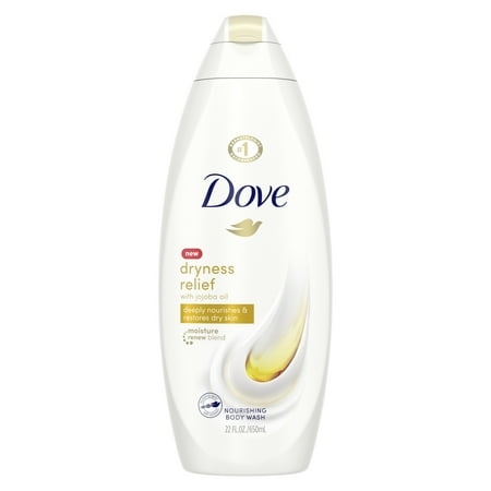 Dove Dryness Relief with Jojoba Oil Body Wash Soap - 22 fl oz