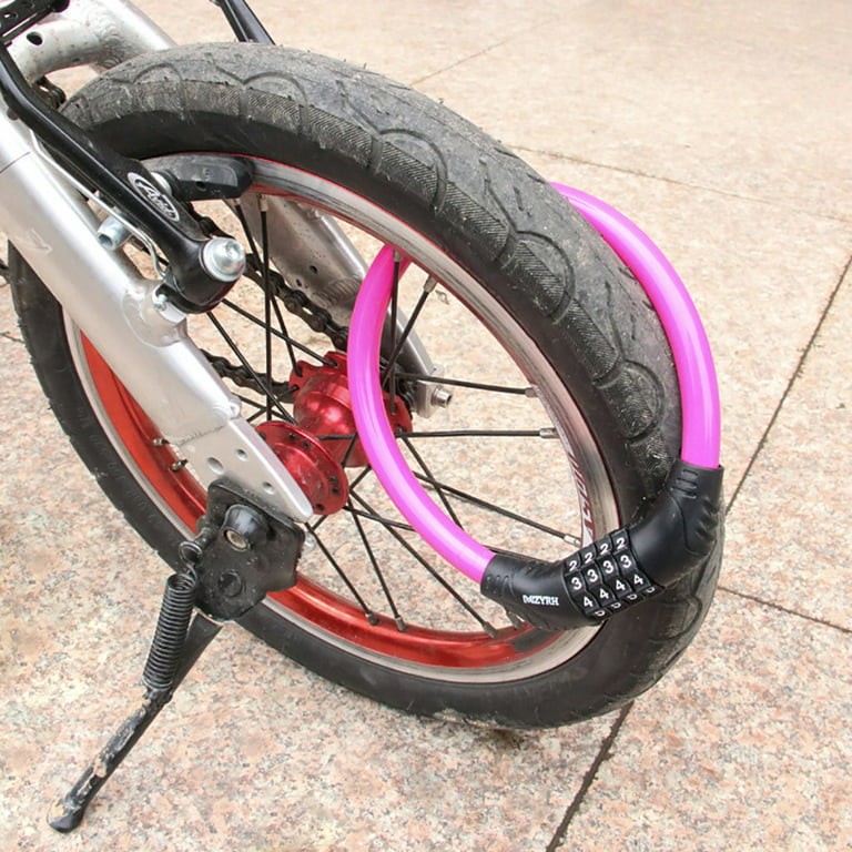 4 Digit Code Combination Bicycle Security Bike Lock Steel