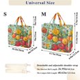 thumbnail image 2 of FORMRS Womens Corduroy Tote Bag Crossbody Shoulder Handbag with Pocket, Vibrant Tomatoes, 2 of 7