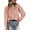 Pink, variant on PRETTYGARDEN Womens Tops Dressy Casual 2025 Spring Long Sleeve Shirts Embroidered Eyelet Blouses Going Out Outfits