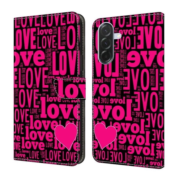 Leather For Samsung Galaxy A57 5G Wallet Case Crystal Material Painted Pattern, Wallet For Women Men Card Holder Magnetic Clasp Kickstand Folio Case,Color-1,For Galaxy A57 5G