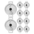 thumbnail image 1 of SASABAXI 10pcs Interactive Mini Cookware Set For Role Play Realistic Design Hot Pot Model, 1 of 6