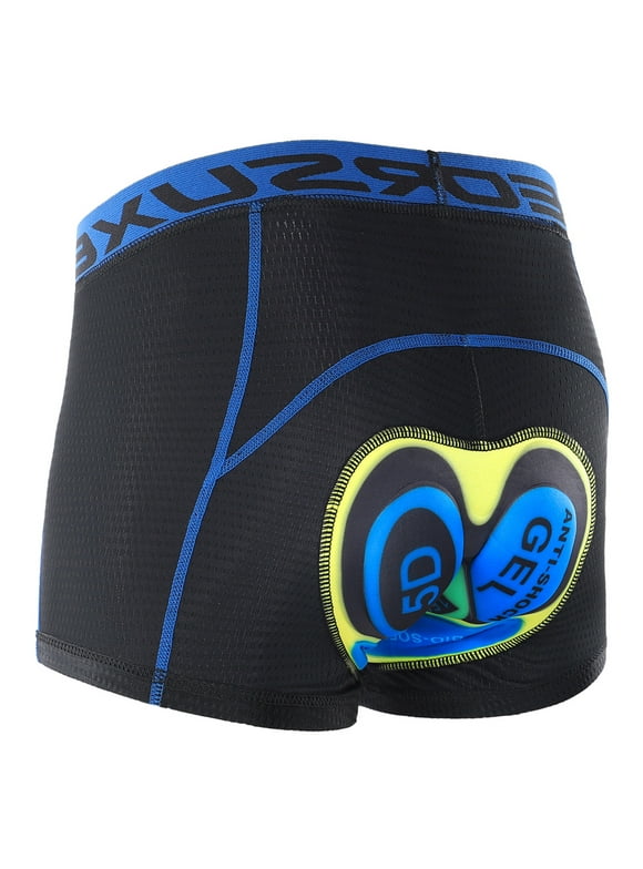 CarevasMen Cycling Underwear Shorts Lightweight Breathable 5D Padded MTB Bike Shorts