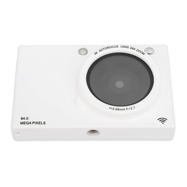 Cámara Pequeña Compacta, Cámara de Video Digital de Enfcoque Autico 4K 60 60 Fidelidad Inalámbrica Fidelity Hotspot 64MP HD 28X Zoom Digital para Fotograma