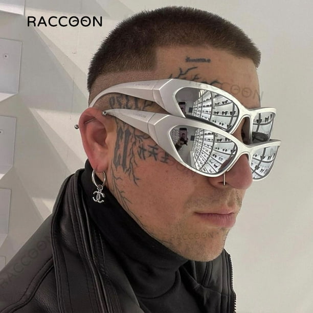 Gafas De Sol Futuristas Sin Marco De Alta Calidad Protección UV400