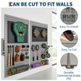 thumbnail image 3 of Slat Wall Paneling, 4'X8' Storage Systems Garage Tool Organizer Wall Mount, Heavy Duty PVC Slat Wall Panels, Easy DIY Install for Garage, Tool, Retail, 3 of 6