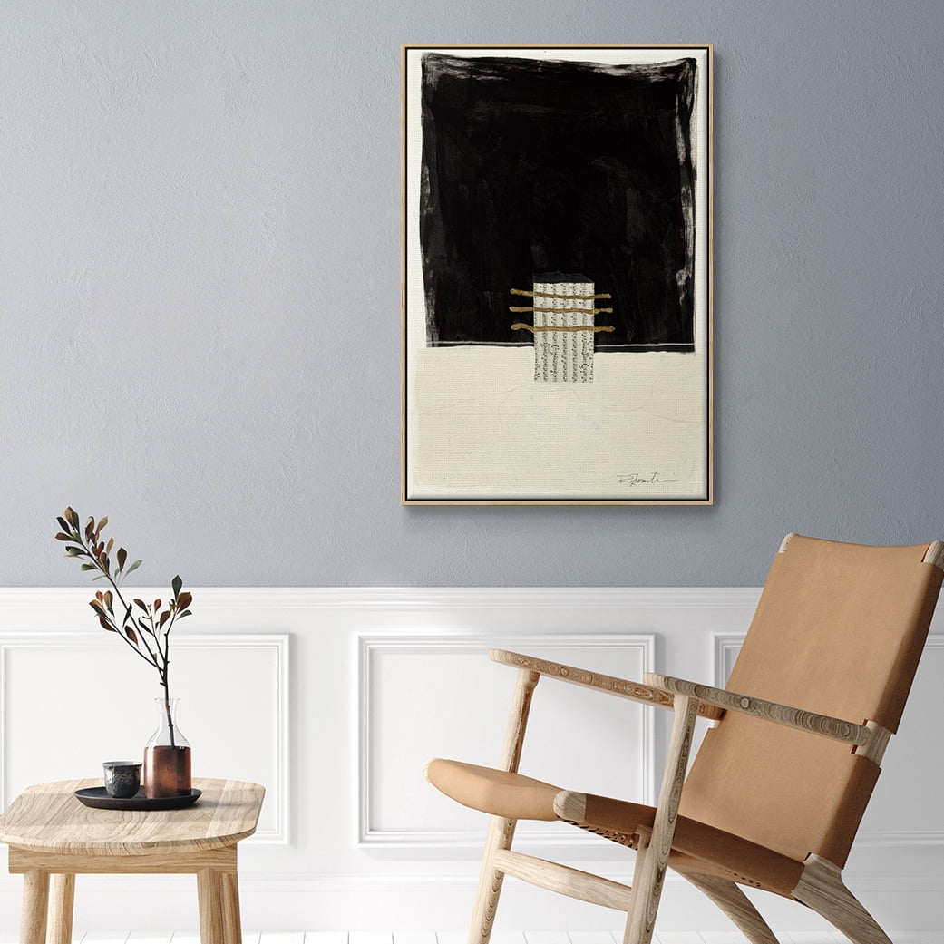 Standing Strong IV Framed Premium Gallery Wrapped Canvas - Ready to Hang - 27 x 41 - Natural Wood Floating Frame