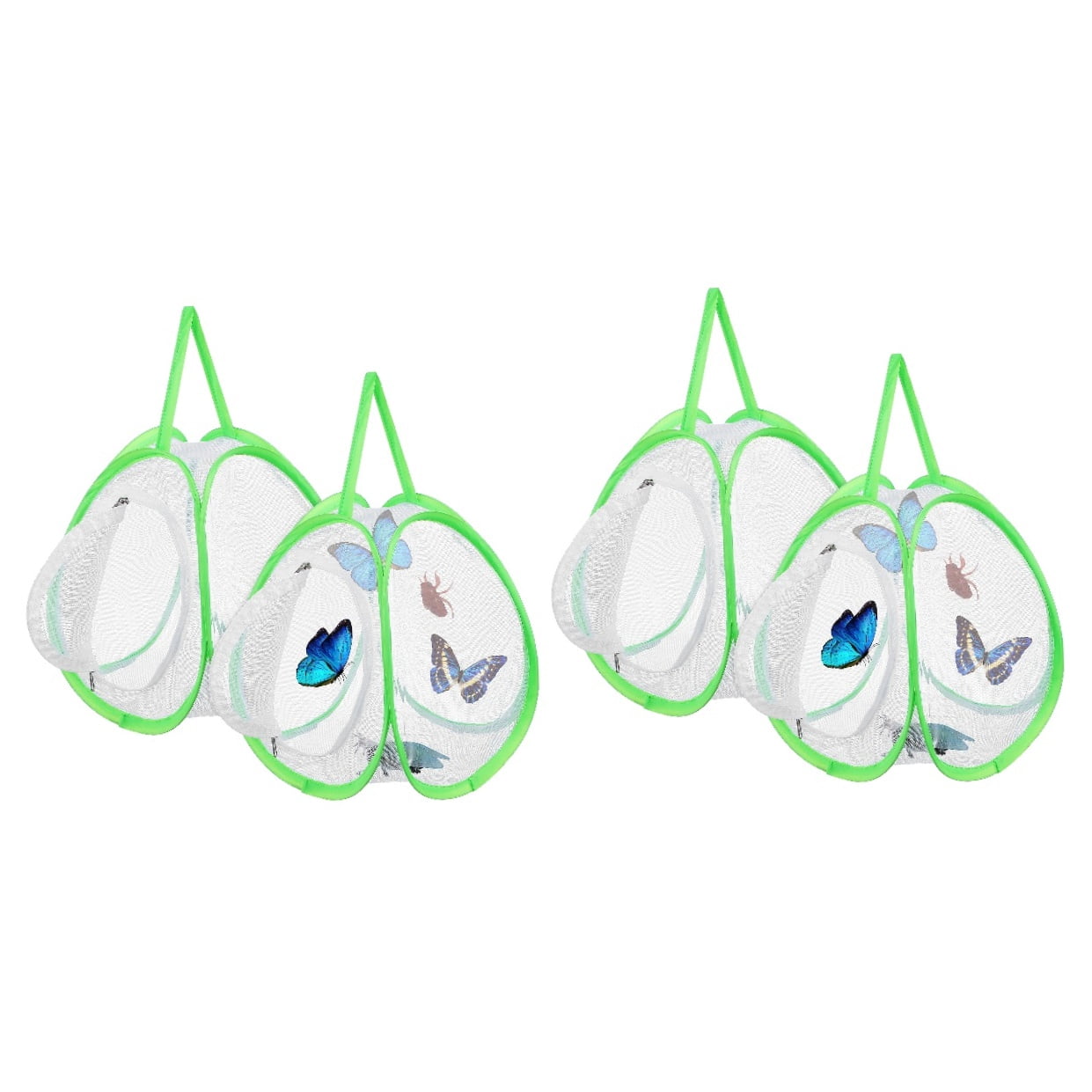 Raindrops 4 Pcs  Butterfly Habitats Butterfly Enclosure Butterfly House Butterfly Net Jumping Spider Enclosure Caterpillars Cage
