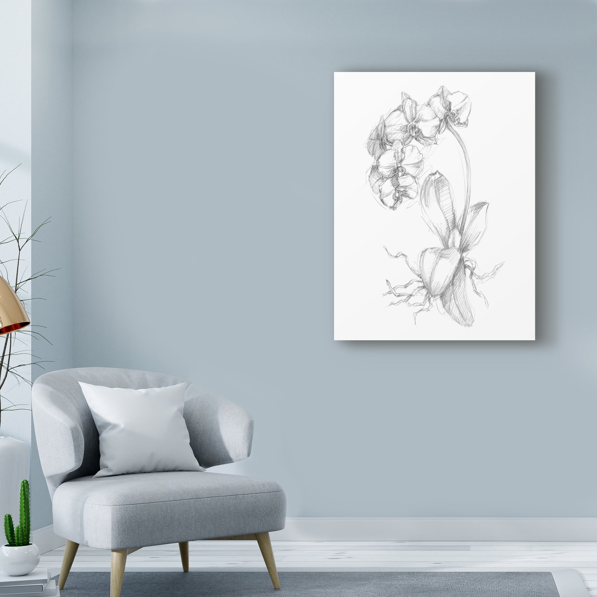 Trademark Fine Art 'UA CH Botanical Sketch V' Canvas Art by Ethan Harper