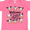 thumbnail image 4 of Inktastic Welcome to the Herd with Cute Black and White Holstein Cows Boys or Girls Baby Bodysuit, 4 of 5