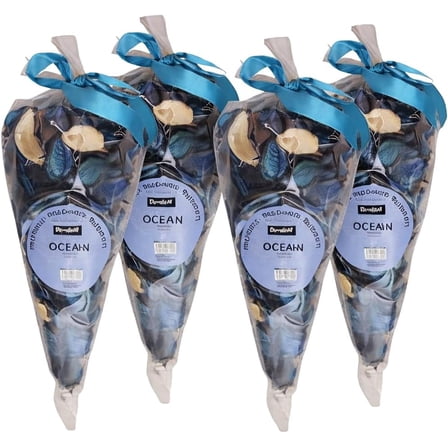 Ocean Potpourri 4-Pack Dried Botanicals Bowl & Vase Filler Home Fragrance