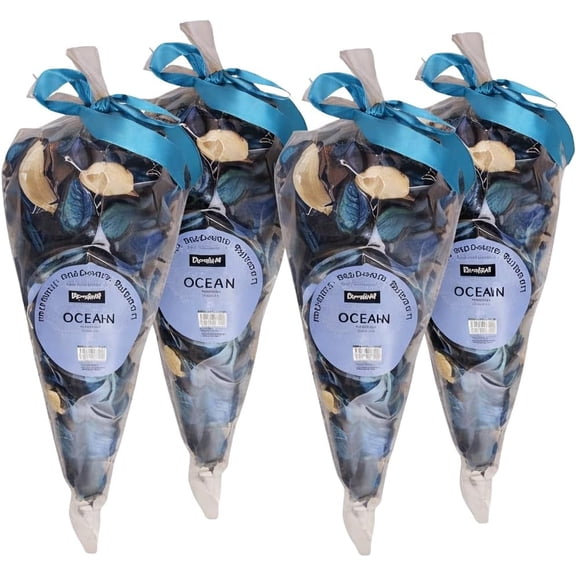 Ocean Potpourri 4-Pack Dried Botanicals Bowl & Vase Filler Home Fragrance
