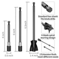 thumbnail image 3 of 5Pcs Resin Mixer Paddles with 2 Extension Rods,Epoxy Attachment, 3 of 5