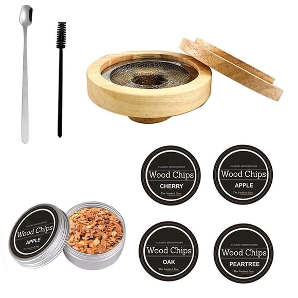 Kit de ahumador de whisky, ahumador de cócteles para whisky, ahumador de cócteles, kit de infusor, funcionalidad versátil