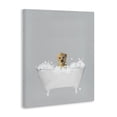 thumbnail image 2 of Stupell Industries Rustic Lodge Lion Blue Bath Cute Canvas Art, 16 x 20, by Leah Straatsma, 2 of 7