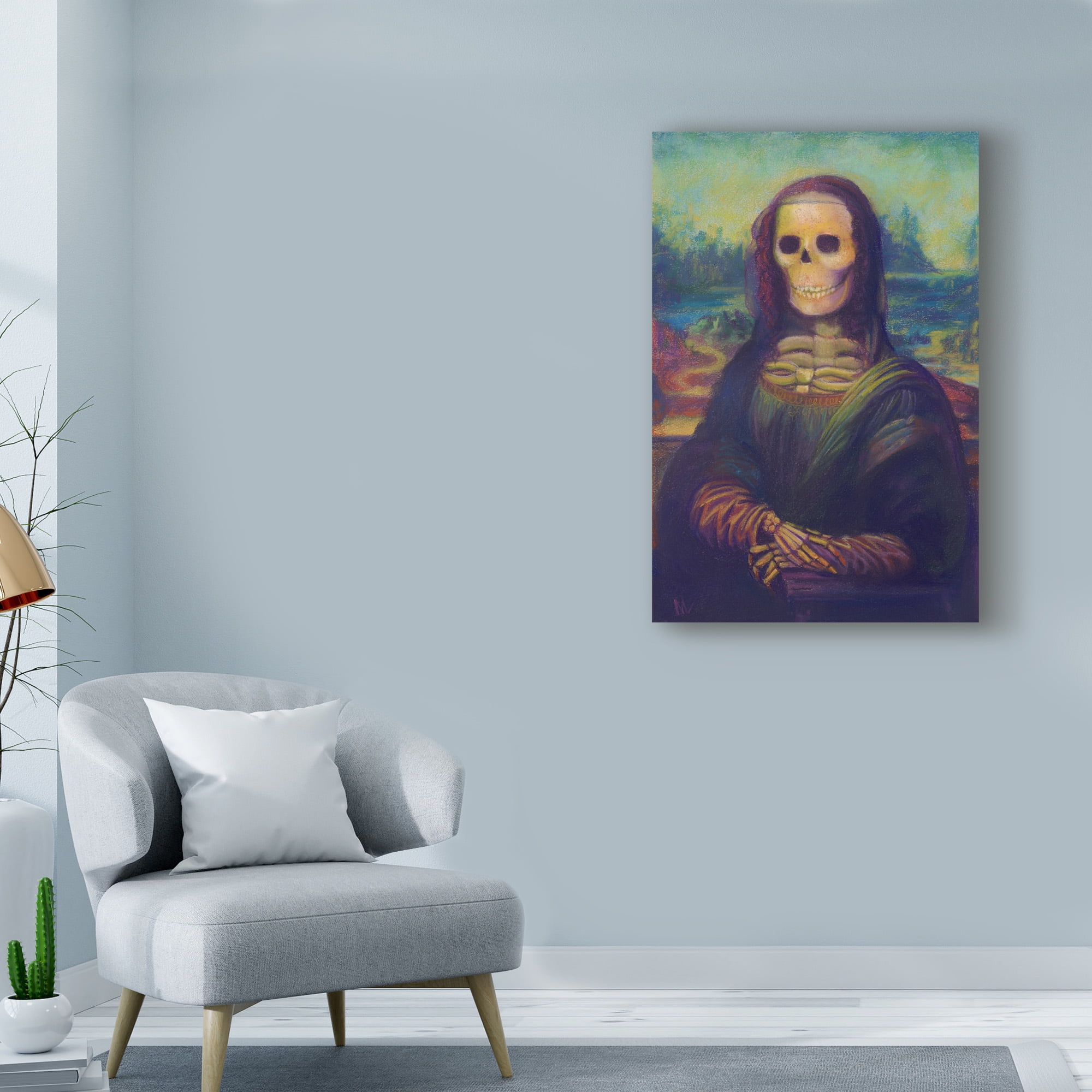 Marie Marfia Fine Art 'Bona Lisa' Canvas Art