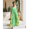 thumbnail image 4 of Edolynsa Long Kaftan Dress for Women Summer Simple Dresses Stylish Evening Dress Holiday Outfit Vacation dress Roomy dress, 4 of 9