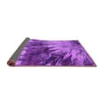 thumbnail image 2 of Ahgly Company Indoor Round Oriental Purple Industrial Area Rugs, 5' Round, 2 of 4