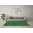thumbnail image 3 of Ahgly Company Indoor Rectangle Abstract Emerald Green Modern Area Rugs, 6' x 9', 3 of 4
