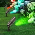 thumbnail image 6 of 8-PACK  RGB Landscape lighting, 5W 200-300LM, 2700K-4000K 5CCT RGB Landscape lights low voltage，IP65 Waterproof  color changing landscape lights,oil-rubbed bronze, ETL Certified, 6 of 8