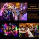 thumbnail image 3 of Baquetas luminosas de espuma Bylaors, 160 unidades, con 3 modos de luz LED, para fiestas, 3 of 7