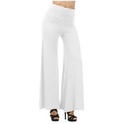 Women's Wide Leg Casual Loose Pants Yoga Sweatpants Loose High Waist Wide Leg Pants Workout Out Leggings Casual Trousers Yoga Gym Flare Pants Casual Beach Pants Trousers Small