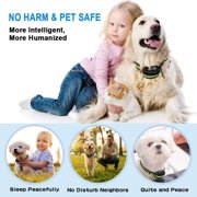 Smart Barking Collar with Beep Shock,Rechargeable Adjustable Sensitivity to Stop Bark Shock Collar
