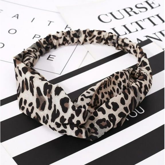 Cheetah Print Twisted Headband