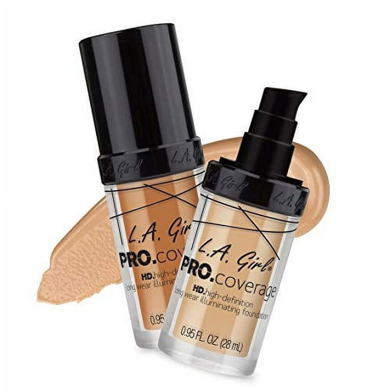 Pro. Coverage Hd Long Wear Illuminating Liquid Foundation By L.A. Girl –  Waba Hair and Beauty Supply