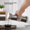 thumbnail image 3 of Portable Airtight Cold Brew Iced Coffee Maker Tea Infuser - 800Ml Cold Brew Coffee Kettle Brewing Glass Carafe Pitcher, 3 of 9