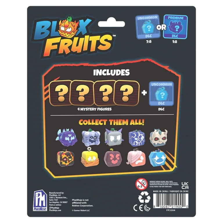 BLOX FRUITS Mystery Fruit Minifigure 4-Pack 1.5