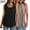 B36 Black Womens Tank Tops Clearance Under $5, variant on Cagogo 3 Pack Ladies Sleeveless Tank Tops Under $5 Cute Beach Y2K Round Neck Cami Tshirts Loose Fit Athletic Tshirt Mothers Day Gifts for Mom