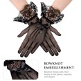 thumbnail image 4 of Lurrose 1 Set Fascinatory Tea Party Disfraz Accesorios Cara Veil Pearl Collar Pendientes Lace Guantes, 4 of 4
