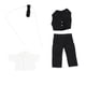 thumbnail image 1 of Set de moda para muñecas, en tono claro negro, 1 of 6
