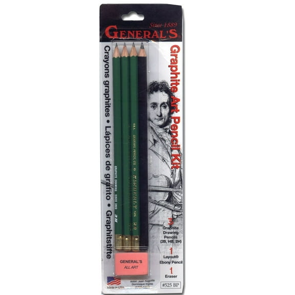 Graphite Art Pencil Kit each (pack of 6)