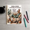 thumbnail image 6 of 2026-2030 Monthly Planner, 5 Year Spiral Bound Agenda Book, Reading Themed Long Term Planner, Monthly Spread Notebook, Wire Bound Organizer, Planner Book for Daily Schedule Planning, 6 of 7