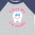 thumbnail image 4 of Inktastic I Got My 1st Tooth Girls Baby Bodysuit, 4 of 5