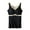 Black, variant on Augper Shapewear Camisoles With Built in Bra Tummy Control Compression Tank Tops for Women Body Shaper Padded Tanks