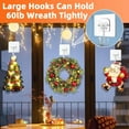 WreathHangersforFrontDoor,Large Clear WreathDoorHangerEaster